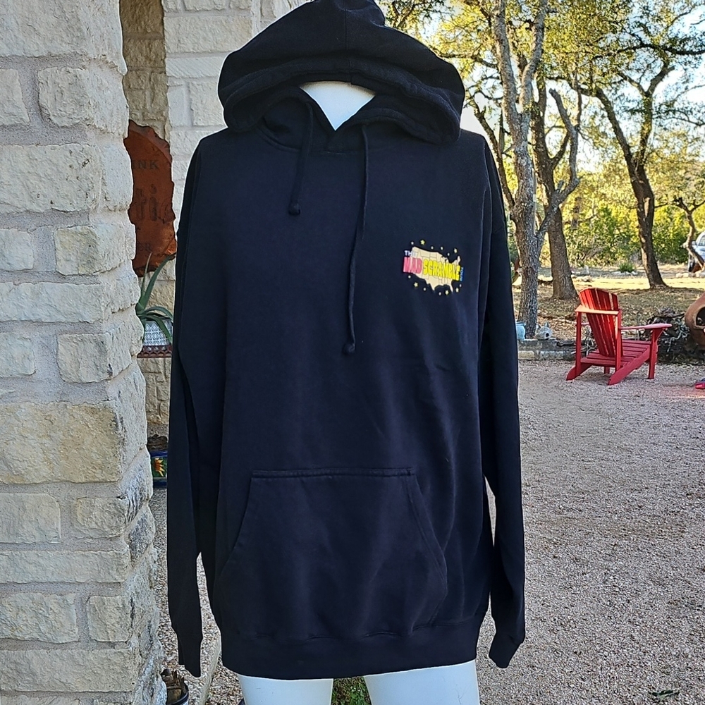 Random Golf Club Thick Black Cotton Hoodie Sweatshirt XL Mad Scramble Tour